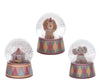 Boule à neige animaux de cirque assortis pour décoration festive