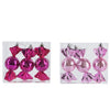 Décorations bonbons scintillants rose et fuchsia à suspendre