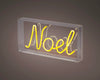 Enseigne lumineuse led Noël jaune – décoration murale usb